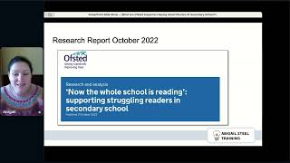 What Are Ofsted Inspectors Saying About Phonics At Key Stage 3 [upl. by Alig]