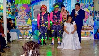 Payasos Kiwi y Stiff en Boda y Presentación 4K [upl. by Schnapp]