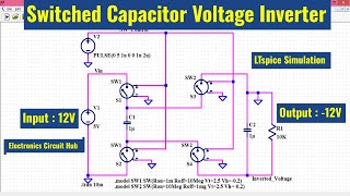 LTSpice Switched Capacitor Voltage Inverter [upl. by Shererd]