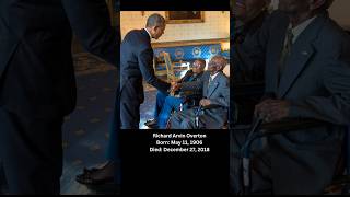 Richard Arvin Overton Meets Barack Obama A True Honor🕊️richard barackobama fy shorts history [upl. by Traggat776]