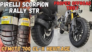 Pirelli Scorpion Rally STR  CFMoto 700 CLX [upl. by Zsa378]