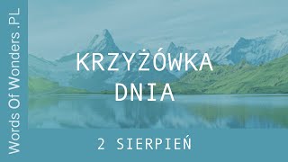 WOW Krzyżówka Dnia 2 Sierpień [upl. by Diarmuid]