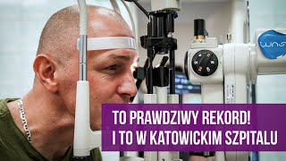 Historyczny moment w Okręgowym Szpitalu Kolejowym w Katowicach Najwięcej przeszczepów rogówki [upl. by Armilda]