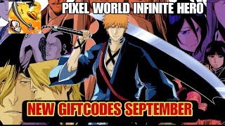 Pixel World Infinite Hero amp New Giftcode September  New Redeem Code Pixel World Infinite Hero Sept [upl. by Elrod]