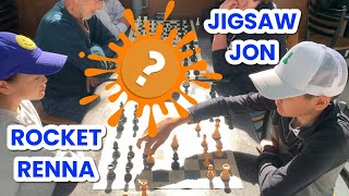 Jigsaw Jon vs Rocket Renna Game 1  CLASSICAL PETROV DEFENSE [upl. by Zoila]