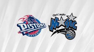 Detroit Pistons v Orlando Magic  Kobe Era  NBA 2K24 [upl. by Elvera]