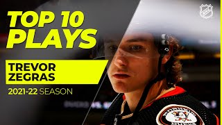 Top 10 Trevor Zegras Plays from 202122  NHL [upl. by Mannes30]