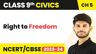 Right to Freedom  Democratic Rights Chapter 5  Class 9 Civics [upl. by Kalvin]