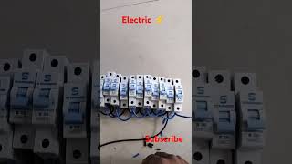 Mcb box me mcb fitting electric ⚡ short video [upl. by Ytak]