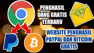 WEBSITE PENGHASIL UANG 2020  PENGHASIL PAYPAL DAN BITCOIN GRATIS [upl. by Coulson897]