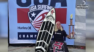 Local adaptive surfer makes Team USA [upl. by Mima]