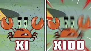 Mr Krabs Saying Money Money Money SPEED X100 [upl. by Eelarat]