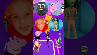 Cartoon Cat Peppa Pig Vlad and Niki Alien Dance Coffin Dance Tiles Hop [upl. by Rehc]