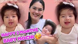 TWO MONTHS BABY MOCHI  PAULEEN LUNA amp VIC SOTTO’S BABY celebrity cute [upl. by Fante621]