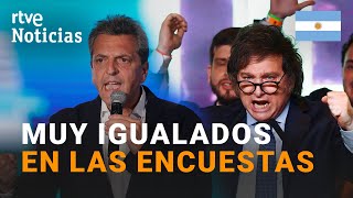 ELECCIONES ARGENTINA ¿MILEI O MASSA ¿Quién GANARÁ la SEGUNDA VUELTA de las PRESIDENCIALES  RTVE [upl. by Fauver]