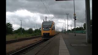 VT 64306 und VT 64305 im Bahnhof Rathenow [upl. by Nylidnarb]