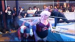 Masterz Of Mayhem TV  Womens Hardcore Match  Mickie Knuckles Vs LuFisto  Mickie Knuckles Video [upl. by Grete]