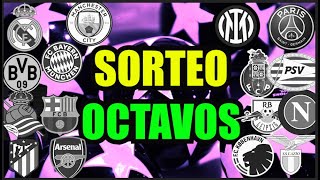 🟢🔵Simulacion SORTEO OCTAVOS de Final UEFA CHAMPIONS LEAGUE 2023 2024mp4 [upl. by Kaazi88]