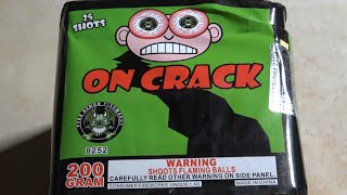 On Crack 25 shot 200g cake by Pyro Demon [upl. by Merat804]