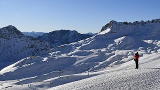 Einsam ists auf der Zugspitze  trotz 50 cm Neuschnee [upl. by Gwen735]