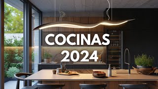 Tendencias de Cocinas 2024 Transforma tu Espacio ✨ [upl. by Dorlisa]