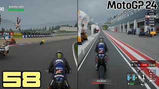 MotoGP 24  CARRIERA stagione 4  austria vola di tutto  EP 58 [upl. by Dahsra]