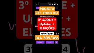 PROJETO BITCOIN TODO DIA 305366 BTCTodoDia Investimentos Dolar Criptomoedas Bipa BlueWallet [upl. by Libnah]