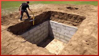 Man Builds Hidden Underground BUNKER in his Backyard  DIY Basement by AleksandrKvasha [upl. by Akimrehs776]