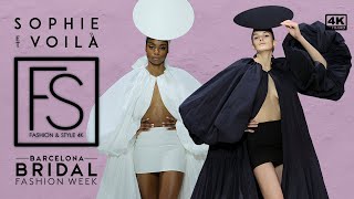 SOPHIE ET VOILÀ Barcelona Bridal Fashion Week EXCLUSIVE Interview 4K CRISTOBAL Wedding Collection [upl. by Birgit]