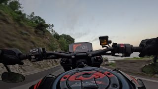 costiera amalfitana  strade da moto  Campania  GoPro  Ktm Duke 890R [upl. by Yenittirb]