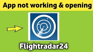 FlightRadar24 app not working amp opening Crashing Problem Solved [upl. by Htabmas]