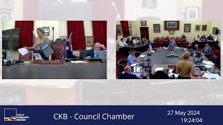 City of KalgoorlieBoulder Live Stream  Ordinary Council Meeting  27 May 2024 [upl. by Vivianna]