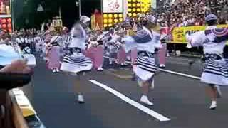 08 Tokushima Awa Odori91  徳島阿波おどり91〜阿呆連＠市役所前演舞場1 [upl. by Crandall676]