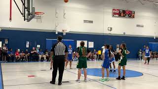 CORAL SPRINGS MIDDLE SCHOOL GIRLS BASKETBALL VS SAWGRASS MIDDLE SCHOOL BROWARD NOVEMBER 1 2024 [upl. by Ahsinor565]