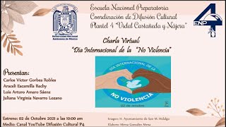 Charla Virtual Día Internacional de la NO Violencia [upl. by Algar605]