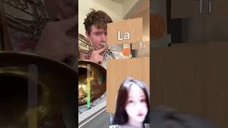 perfect pitch challenge is IMPOSSIBLE trombonetimo duet music flute trumpet [upl. by Herriott957]