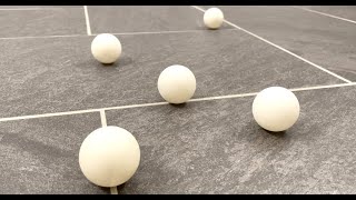 Ping Pong Balls Bouncing Sound Effect and Stock Video [upl. by Cheston]