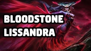 BLOODSTONE LISSANDRA SKIN SPOTLIGHT  LEAGUE OF LEGENDS [upl. by Pinkham101]