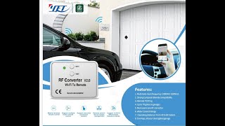 129 Demo Thiết bị RF CONVERTER SAFE MATE V30 Điều khiển cửa cuốn trên điện thoại mọi lúc mọi nơi [upl. by Masao]