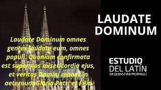 Latín Música  Audio 1 Laudate Dominum latin iesus ecclesia [upl. by Stein]