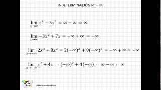 13 Indeterminación infinito menos infinito I [upl. by Etnoed147]