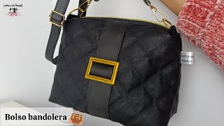 Bolso bandolera 👜 Patrón gratis 😊 costura coser diy [upl. by Radke]