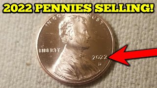 2022 Pennies are SELLING ONLINE 2022 Penny Coins Worth Money [upl. by Eecats]