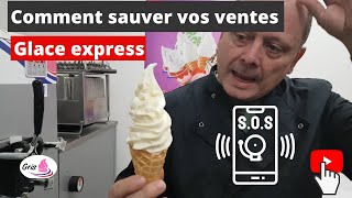 Recette de Glace express en cas de rupture de mix a glace [upl. by Melnick]