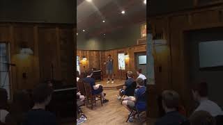 Nathaniel E Young LIVE at Killians Cafe Christendom College BWE Talent Show 2024 [upl. by Allista]