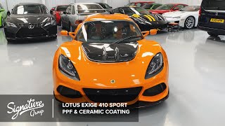 Lotus Exige 410 Sport  Full Front Extended PPF amp Ceramic Coating [upl. by Novj]