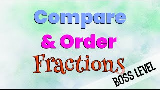 GCSE Compare amp Order Fractions Decimals amp Percents [upl. by Liebman907]