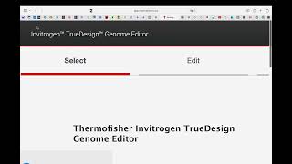 Genome Editing with NCBI and Thermofisher Invitrogen TrueDesign [upl. by Aliek]