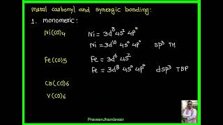 12 Stereo isomerism in tetrahedral complexes CN4Organo metallic compoundsSynergic bonding [upl. by Gearhart]