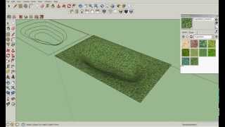 Building a Simple Pond with Google SketchUp [upl. by Ashien]